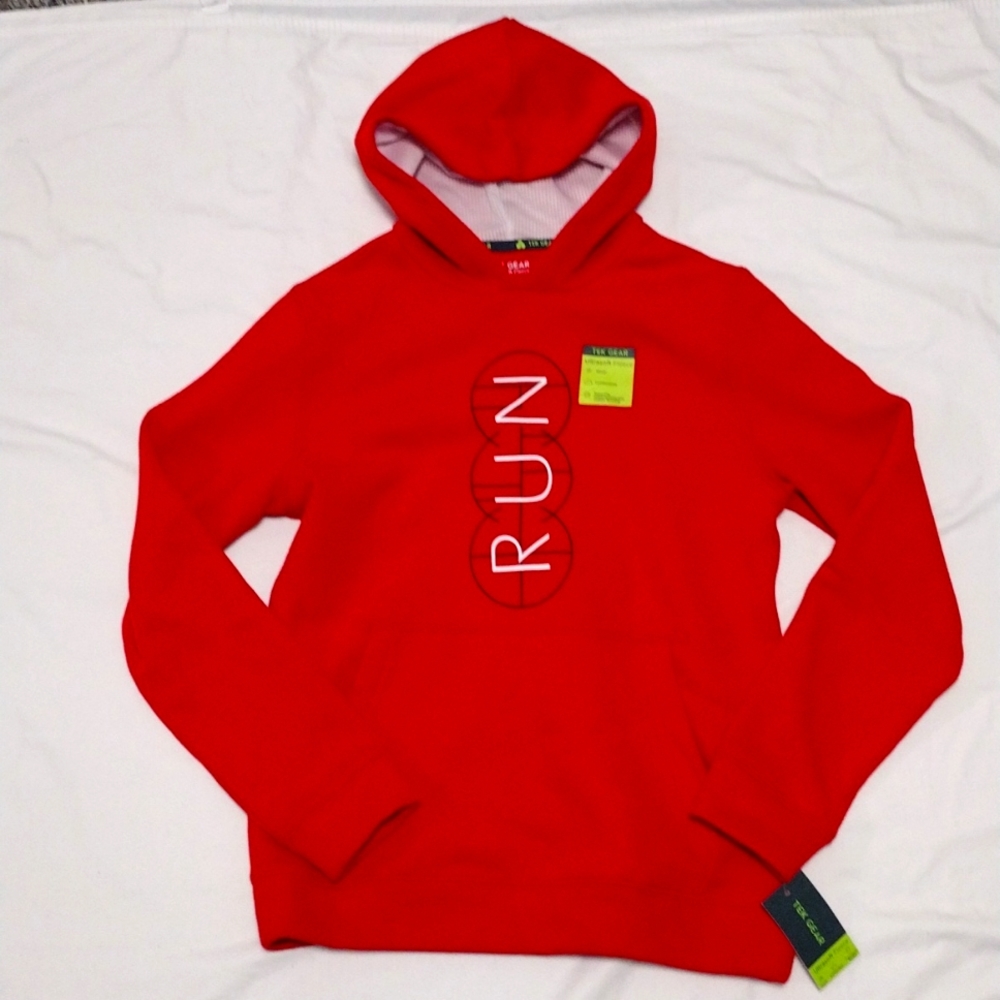 NWT Tek Gear Kids Large Ultra Soft Fleece Hoodie Kohl's Pull Over
